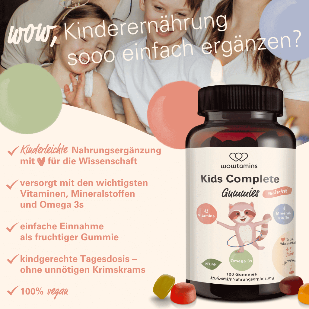 Kids Complete Gummies (con zucchero / senza zucchero)