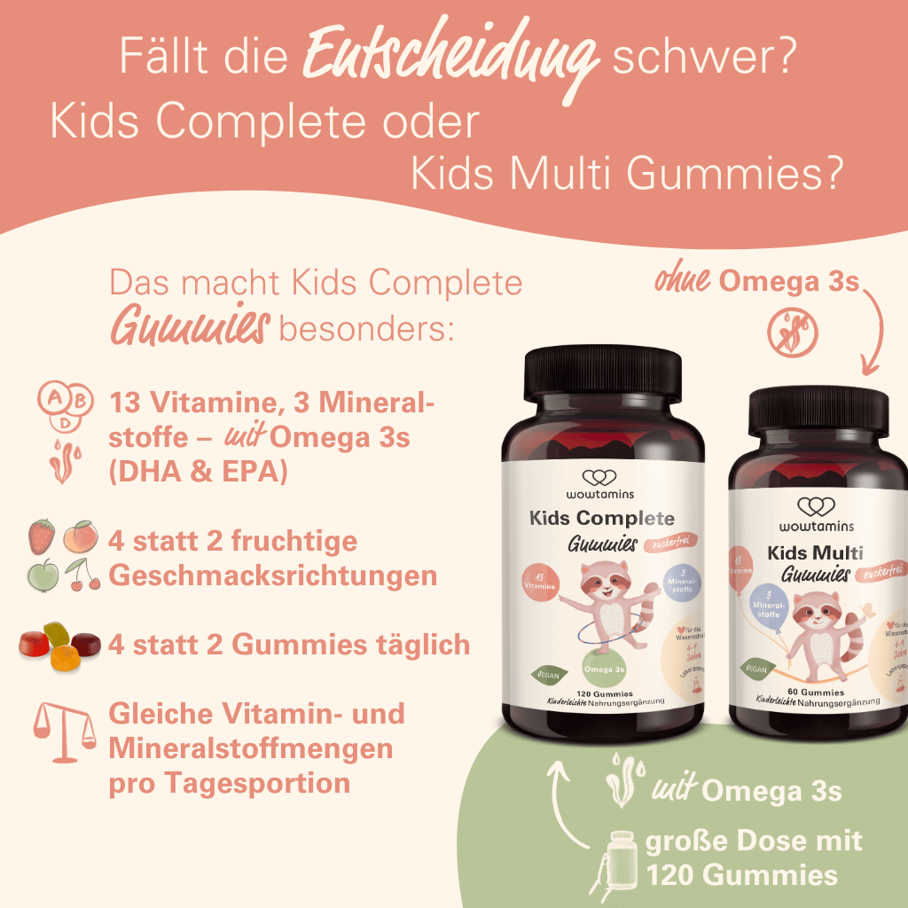 Kids Complete Gummies (con zucchero / senza zucchero)