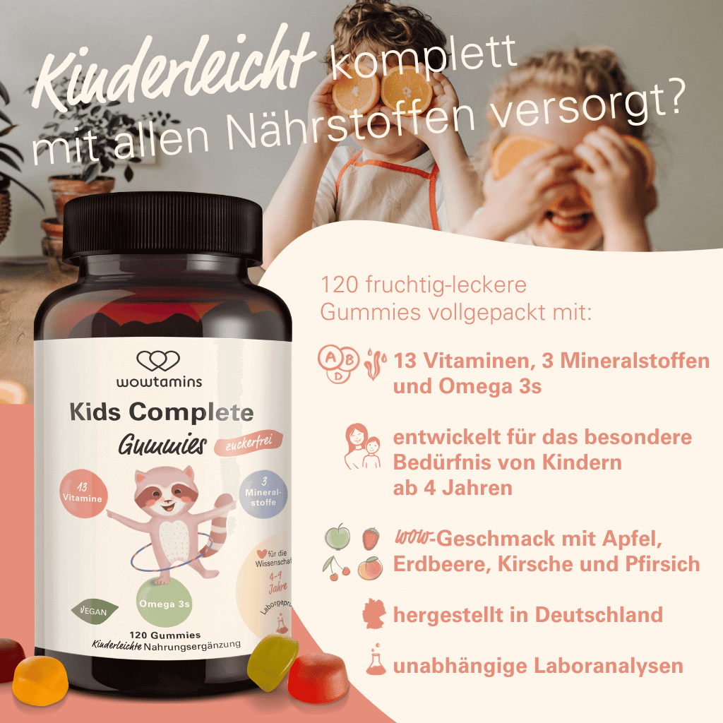 Kids Complete Gummies (con zucchero / senza zucchero)